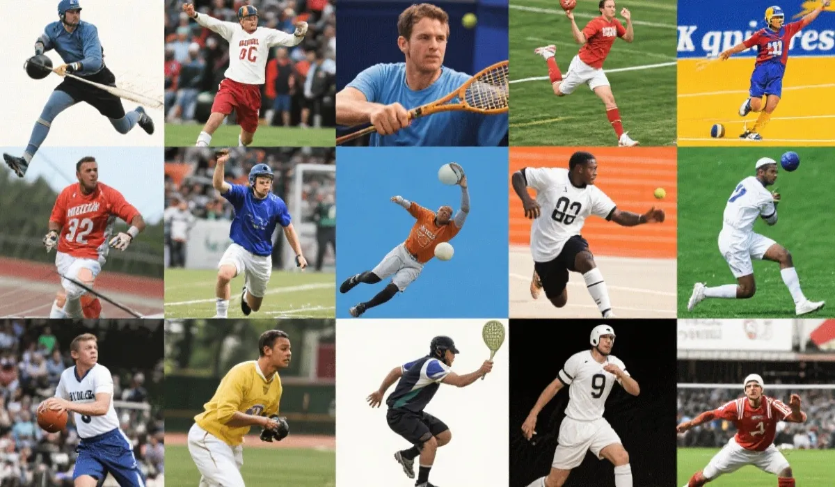 多项目体育拼贴图